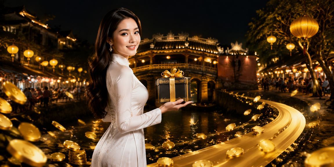 Người mặc áo dài tại Hội An trải nghiệm baccarat trực tuyến trên thiết bị di động