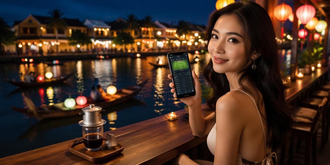 Người dùng Hội An trải nghiệm casino di động bên ly cà phê buổi sáng